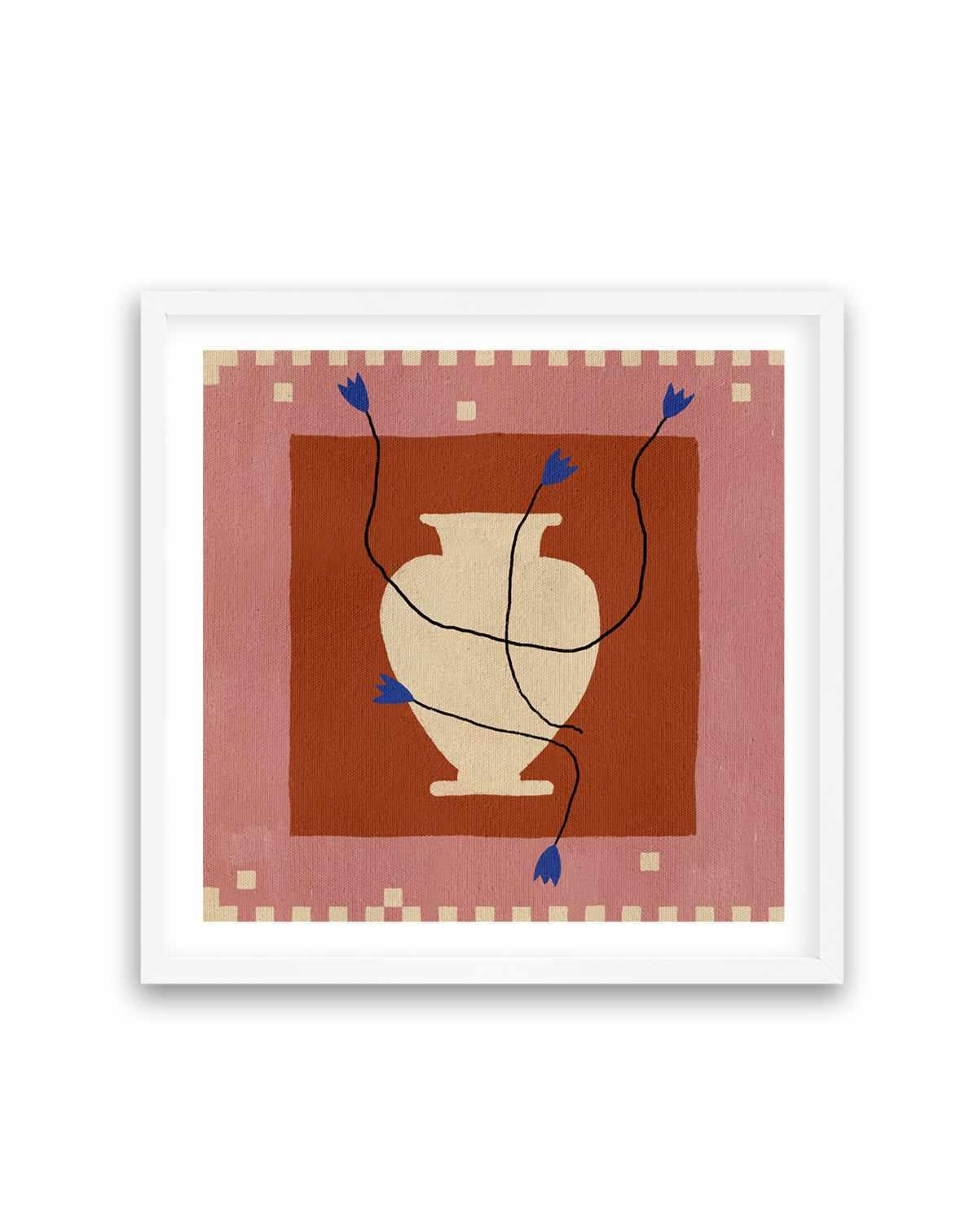 Out of Vase Blooms 7 by Shatha Al Dafai | Art Print from Olive et Oriel where you can shop wallpaper and artworks online