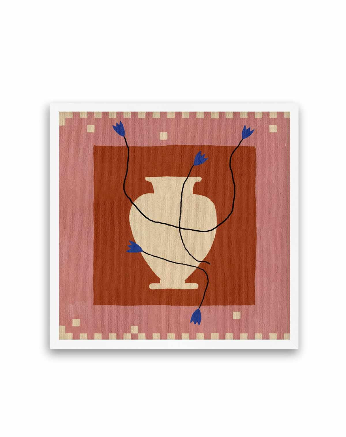 Out of Vase Blooms 7 by Shatha Al Dafai | Art Print from Olive et Oriel where you can shop wallpaper and artworks online