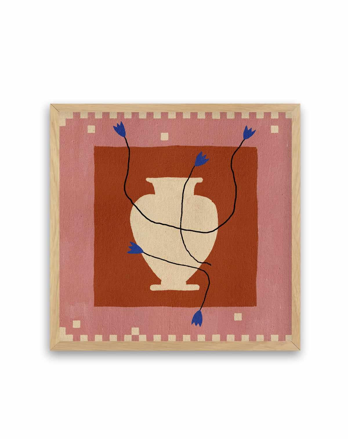 Out of Vase Blooms 7 by Shatha Al Dafai | Art Print from Olive et Oriel where you can shop wallpaper and artworks online