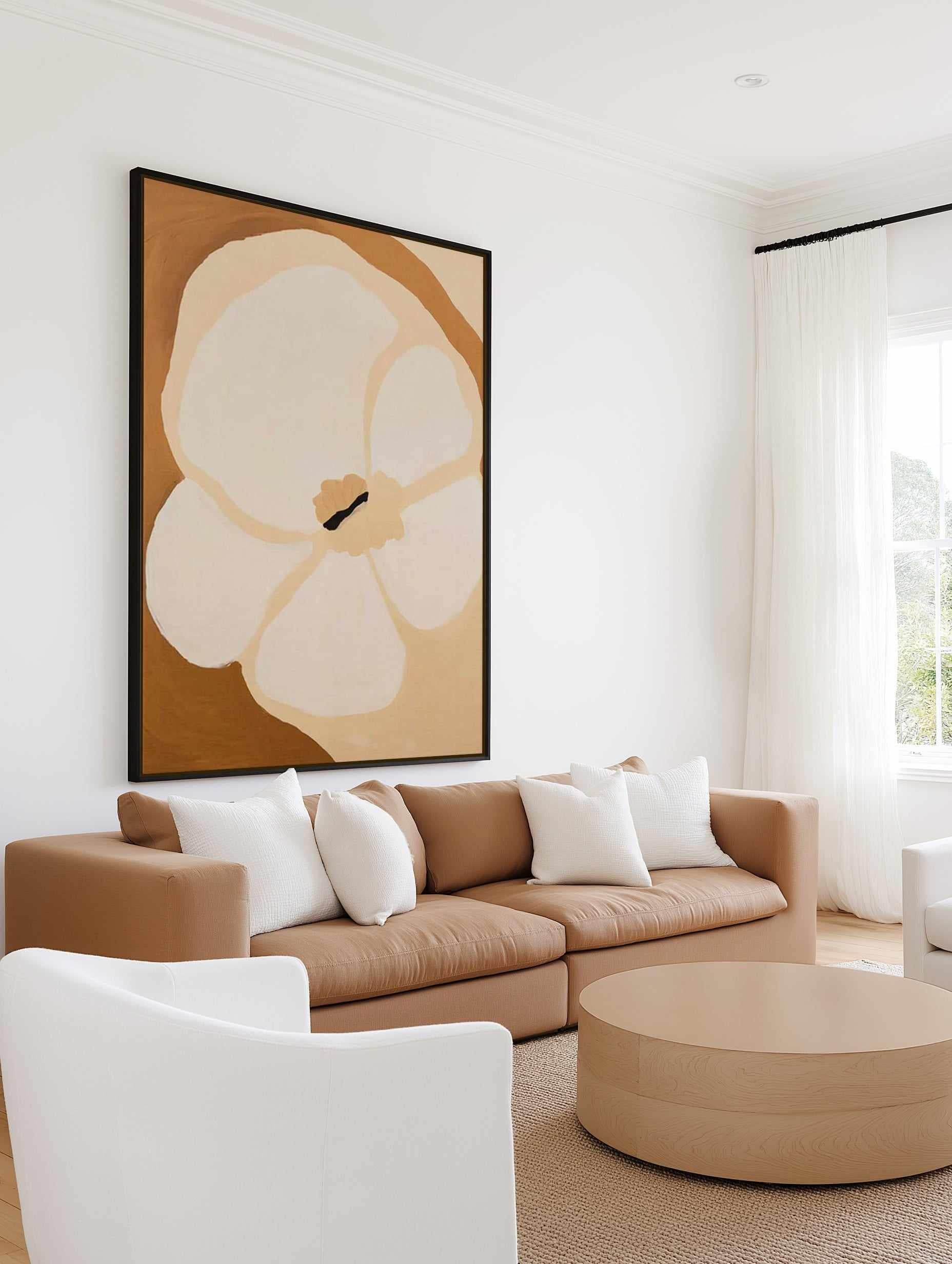 Oahu Bloom I | Framed Canvas Art Print from Olive et Oriel where you can shop wallpaper and artworks online