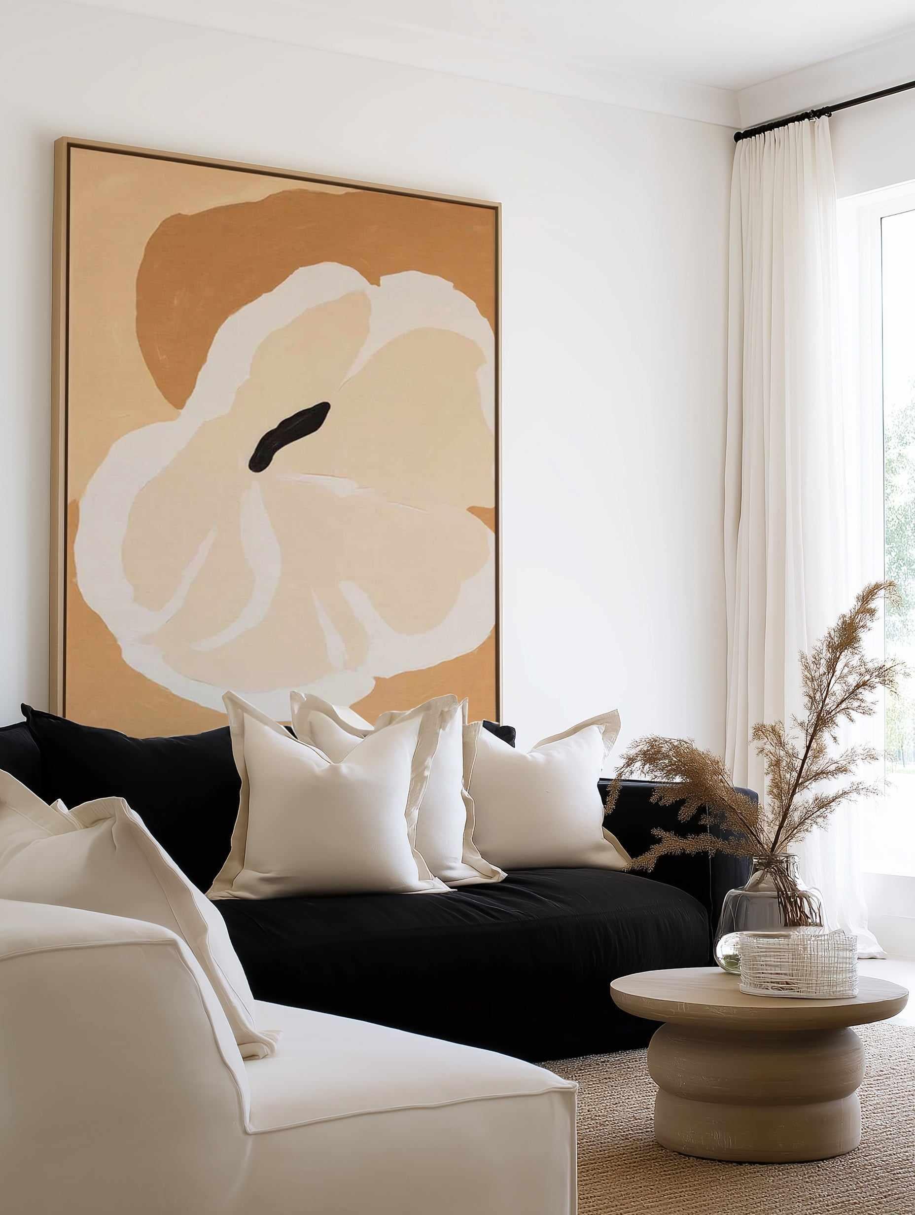 Oahu Bloom II | Framed Canvas Art Print from Olive et Oriel where you can shop wallpaper and artworks online