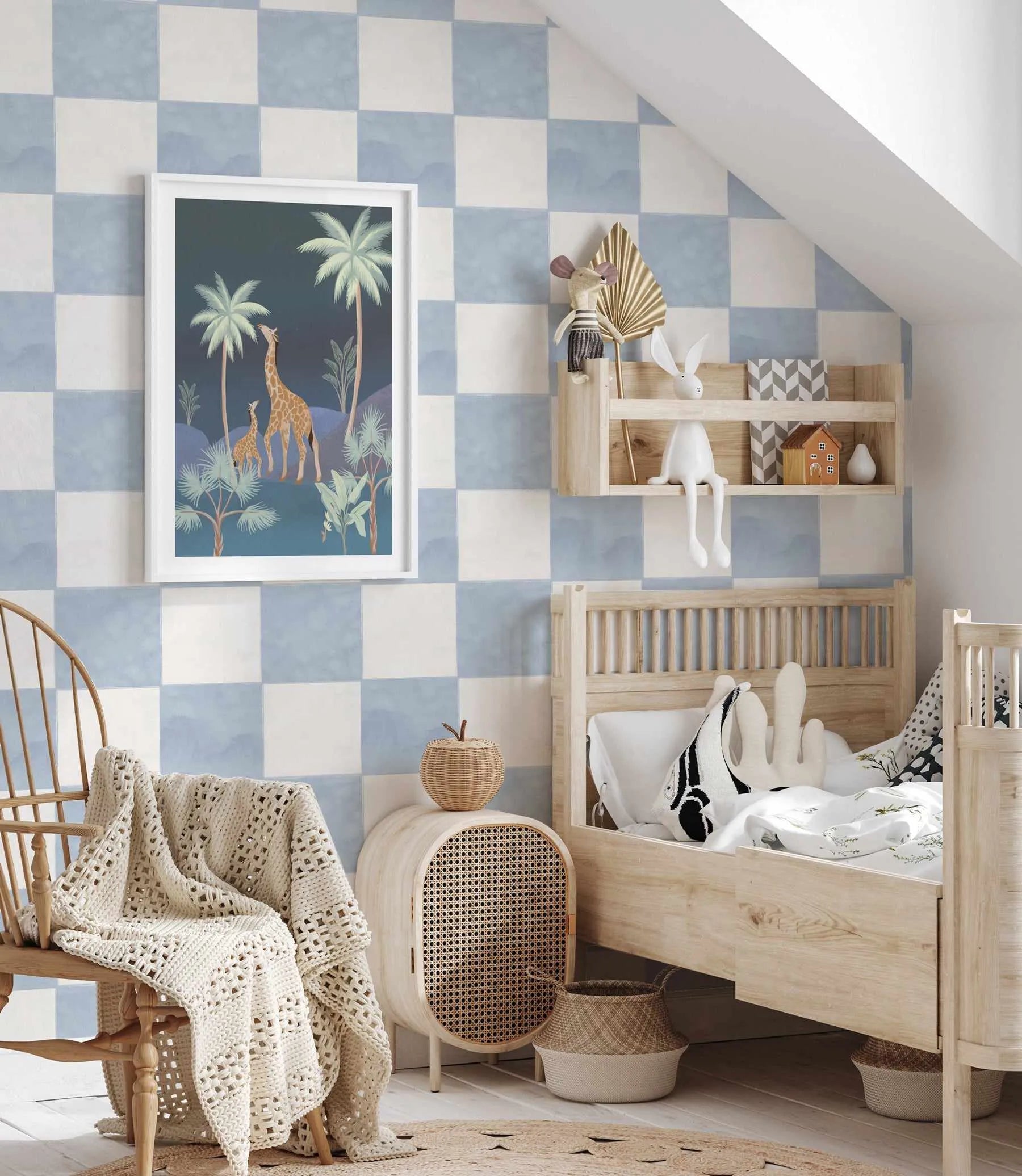 Ocean Check Wallpaper-Wallpaper-Buy Kids Removable Wallpaper Online Our Custom Made Children‚àö¬¢‚Äö√á¬®‚Äö√ë¬¢s Wallpapers Are A Fun Way To Decorate And Enhance Boys Bedroom Decor And Girls Bedrooms They Are An Amazing Addition To Your Kids Bedroom Walls Our Collection of Kids Wallpaper Is Sure To Transform Your Kids Rooms Interior Style From Pink Wallpaper To Dinosaur Wallpaper Even Marble Wallpapers For Teen Boys Shop Peel And Stick Wallpaper Online Today With Olive et Oriel