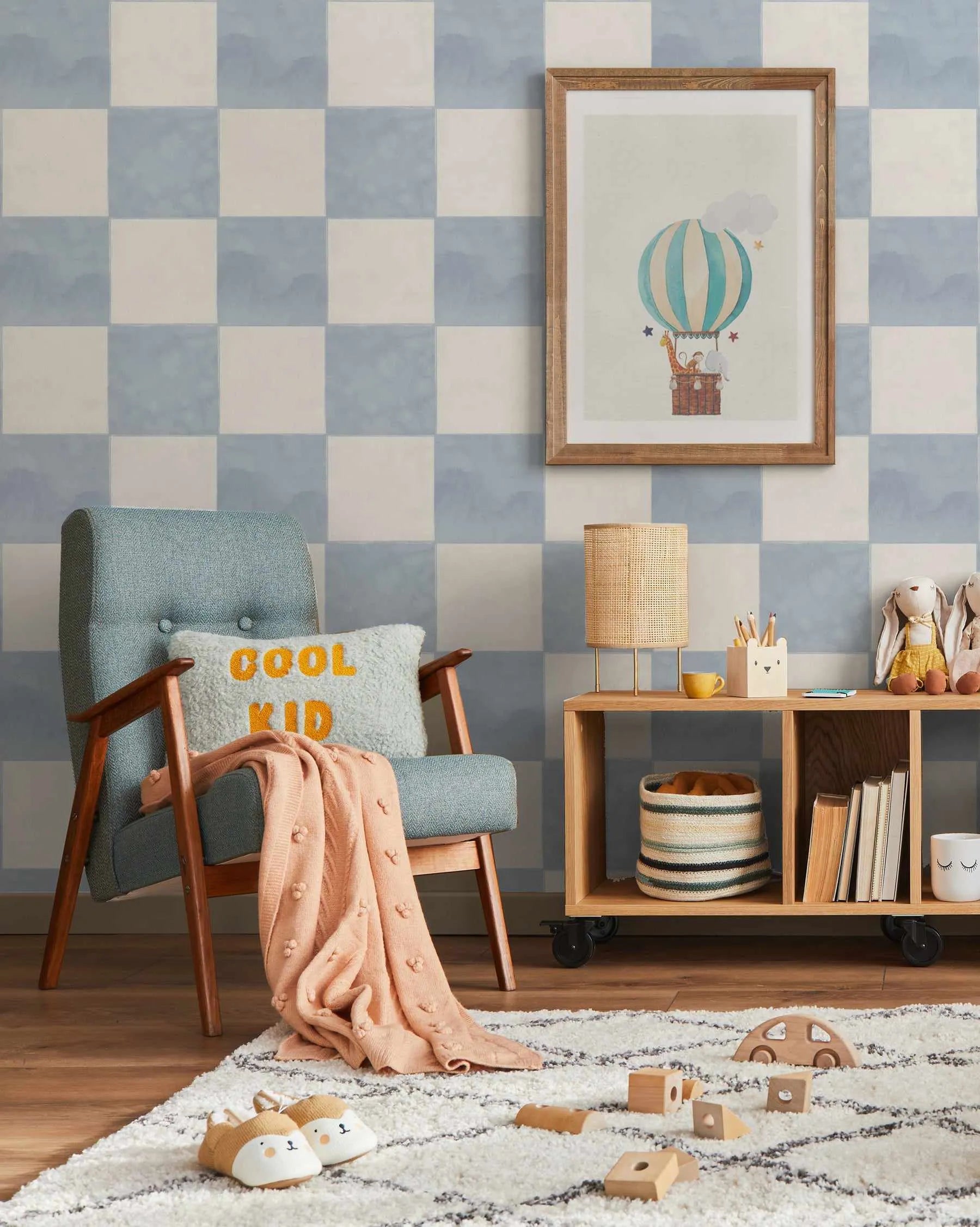 Ocean Check Wallpaper-Wallpaper-Buy Kids Removable Wallpaper Online Our Custom Made Children‚àö¬¢‚Äö√á¬®‚Äö√ë¬¢s Wallpapers Are A Fun Way To Decorate And Enhance Boys Bedroom Decor And Girls Bedrooms They Are An Amazing Addition To Your Kids Bedroom Walls Our Collection of Kids Wallpaper Is Sure To Transform Your Kids Rooms Interior Style From Pink Wallpaper To Dinosaur Wallpaper Even Marble Wallpapers For Teen Boys Shop Peel And Stick Wallpaper Online Today With Olive et Oriel