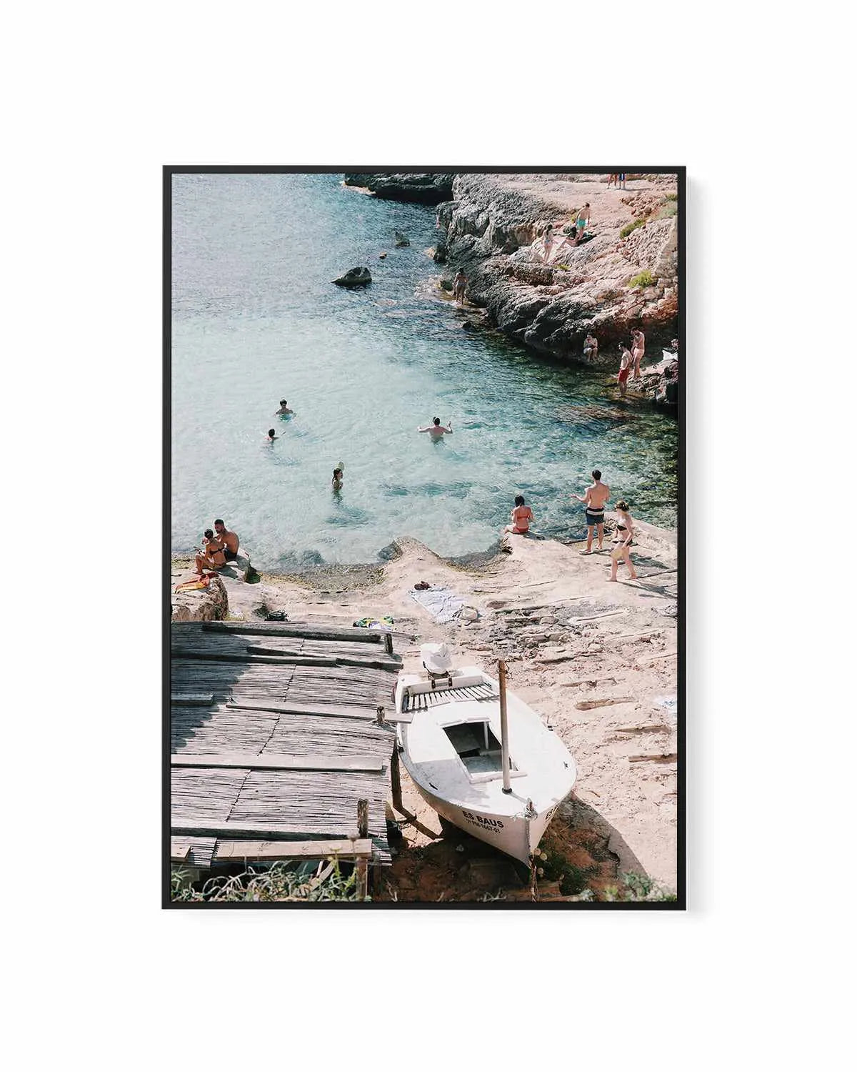 Ocean Dips by Renee Rae | Framed Canvas Art Print from Olive et Oriel where you can shop wallpaper and artworks online