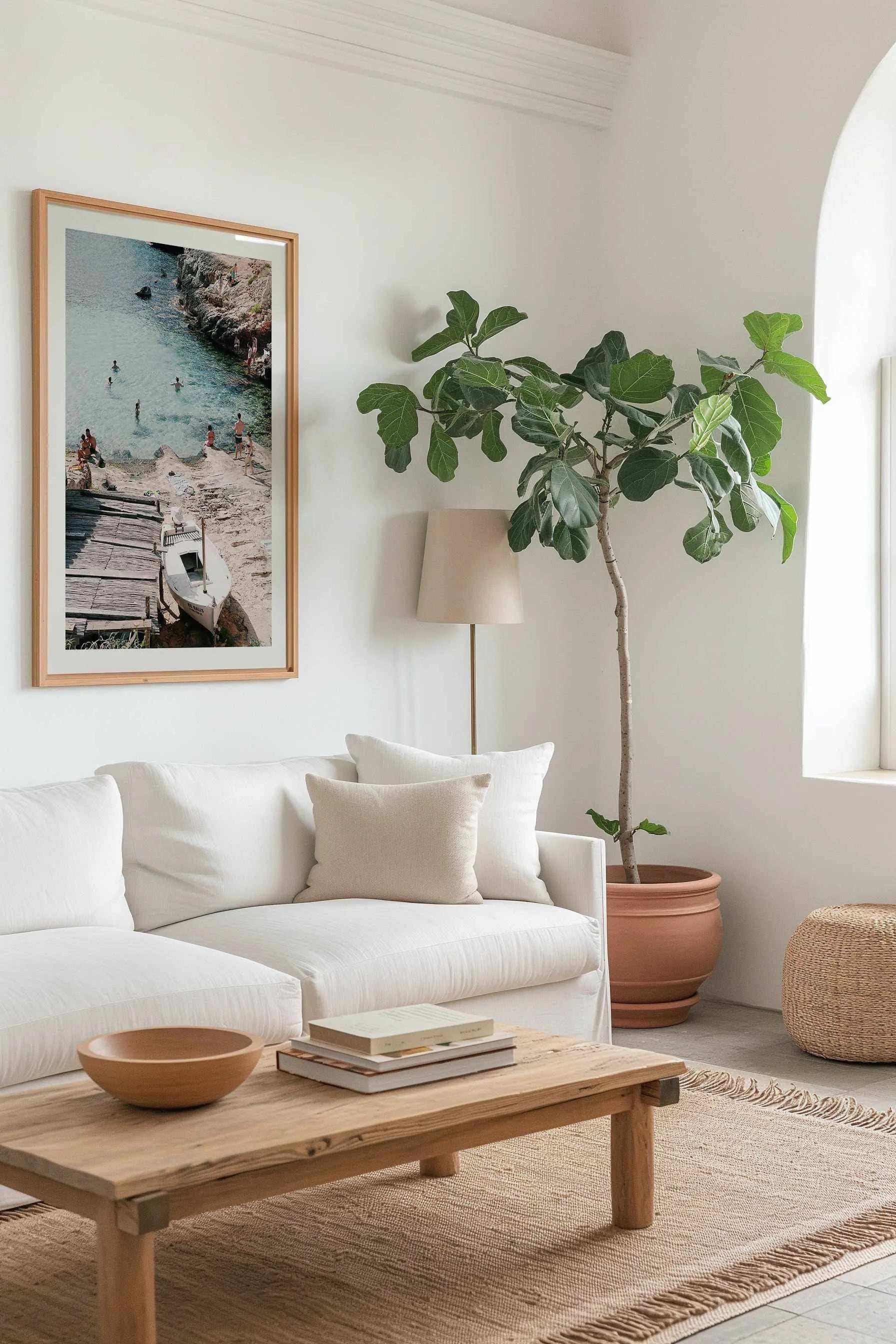 Ocean Dips by Renee Rae Art Print from Olive et Oriel where you can shop wallpaper and artworks online