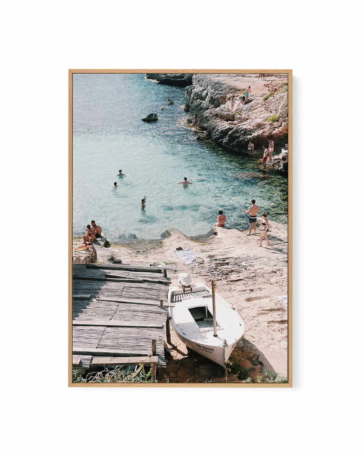Ocean Dips by Renee Rae | Framed Canvas Art Print from Olive et Oriel where you can shop wallpaper and artworks online