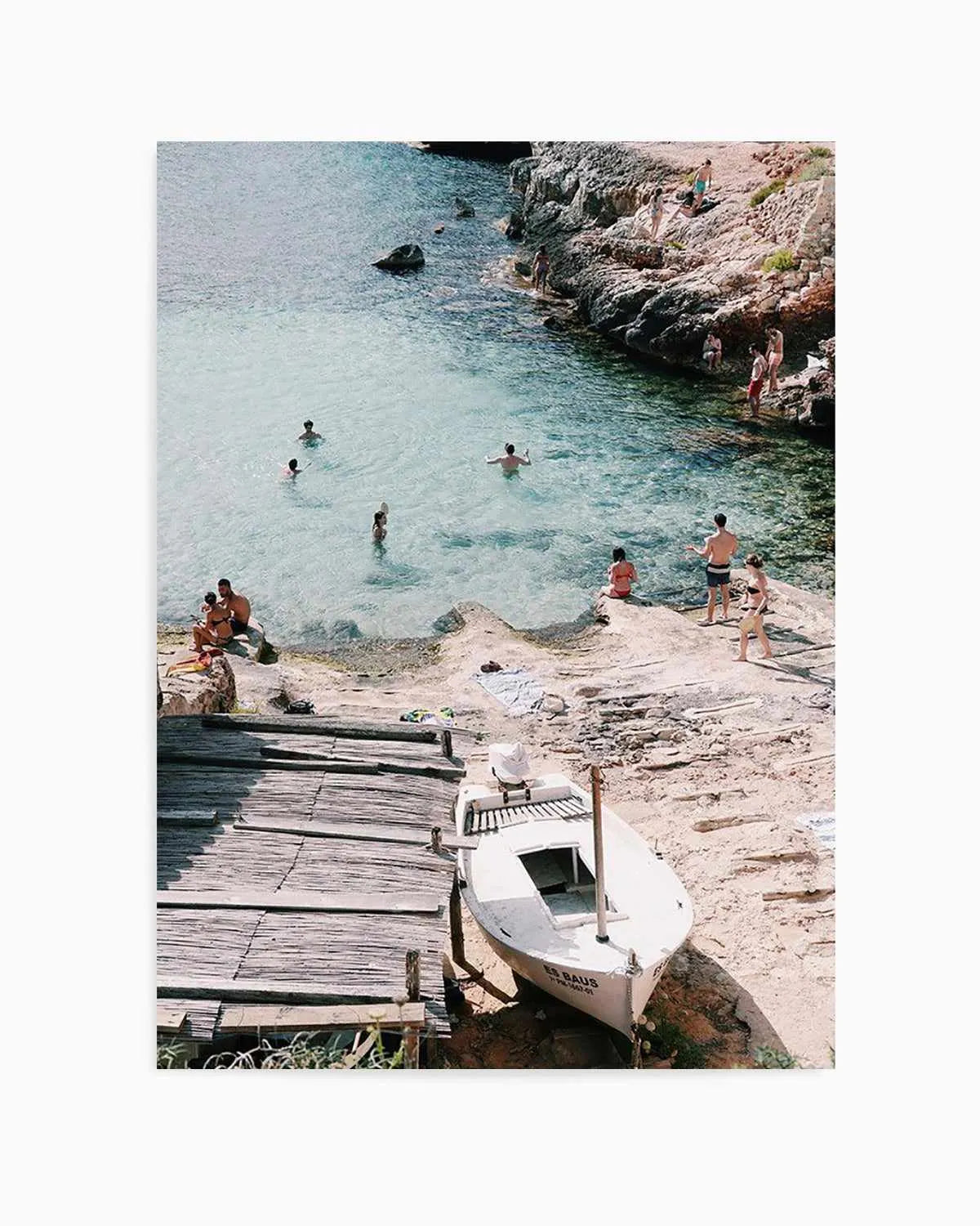 Ocean Dips by Renee Rae Art Print from Olive et Oriel where you can shop wallpaper and artworks online