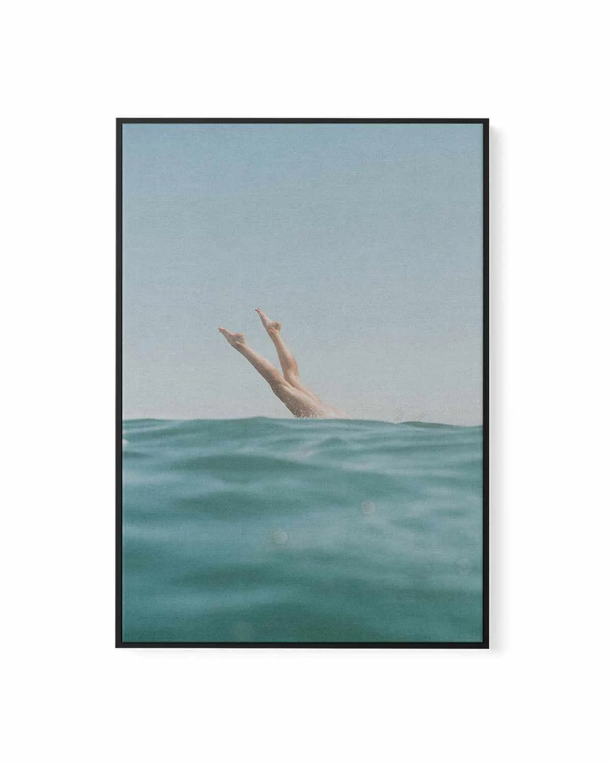 Ocean Dive by Elise Wilcox | Framed Canvas Art Print from Olive et Oriel where you can shop wallpaper and artworks online