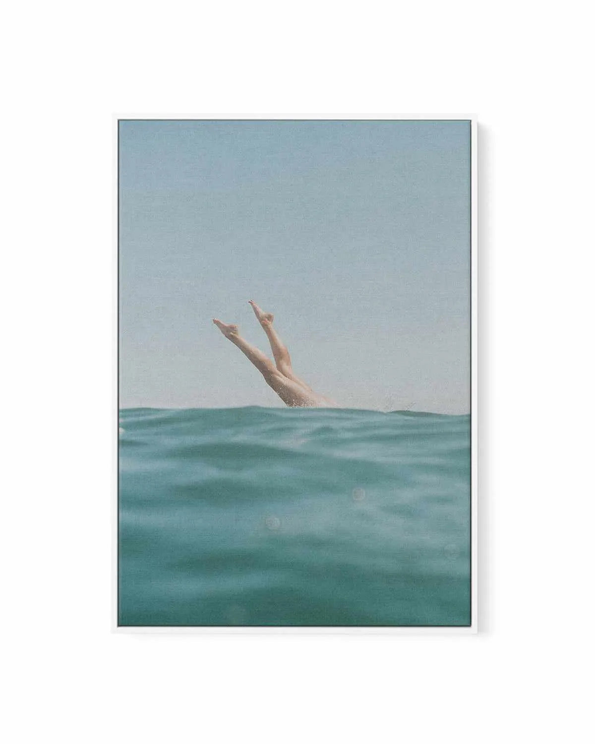 Ocean Dive by Elise Wilcox | Framed Canvas Art Print from Olive et Oriel where you can shop wallpaper and artworks online