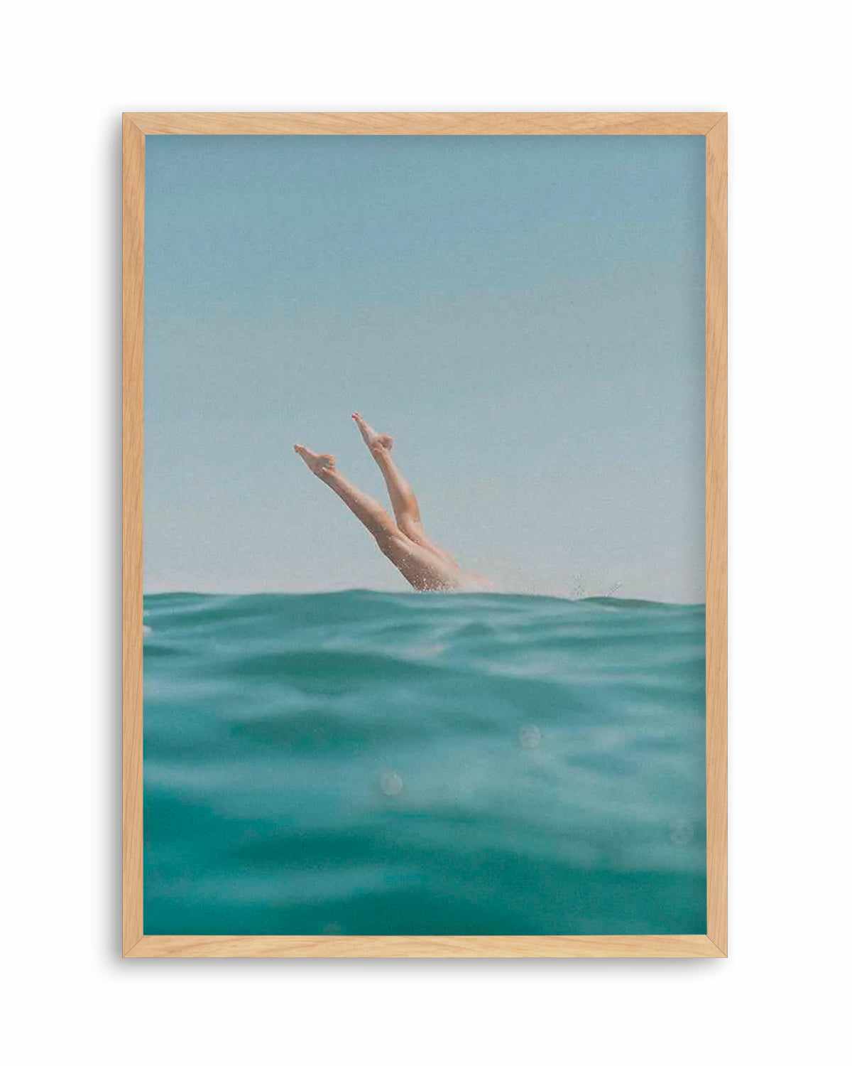 Ocean Dive by Elise Wilcox Art Print