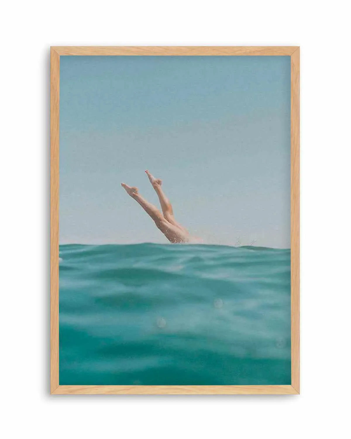Ocean Dive by Elise Wilcox Art Print from Olive et Oriel where you can shop wallpaper and artworks online