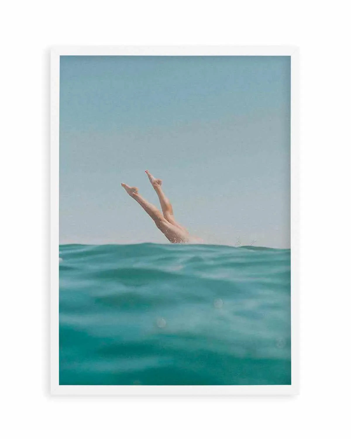 Ocean Dive by Elise Wilcox Art Print from Olive et Oriel where you can shop wallpaper and artworks online