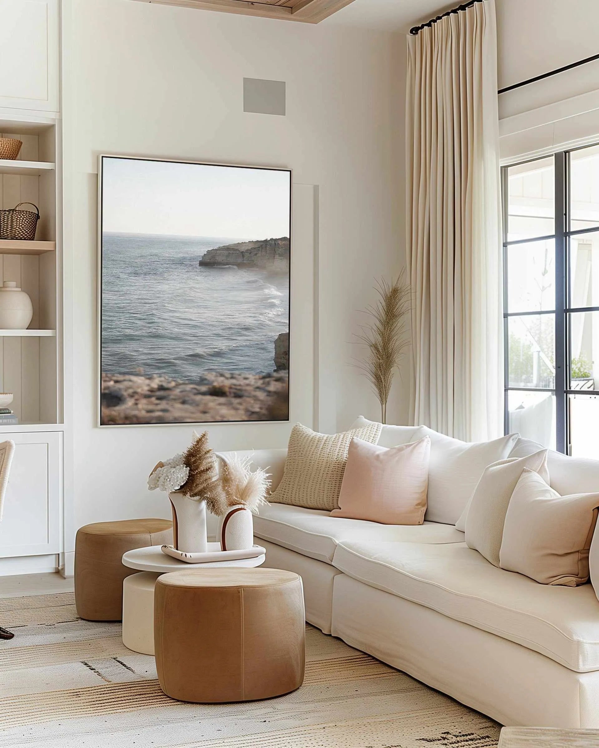 Ocean Haze by Tim Reed | Framed Canvas Art Print from Olive et Oriel where you can shop wallpaper and artworks online