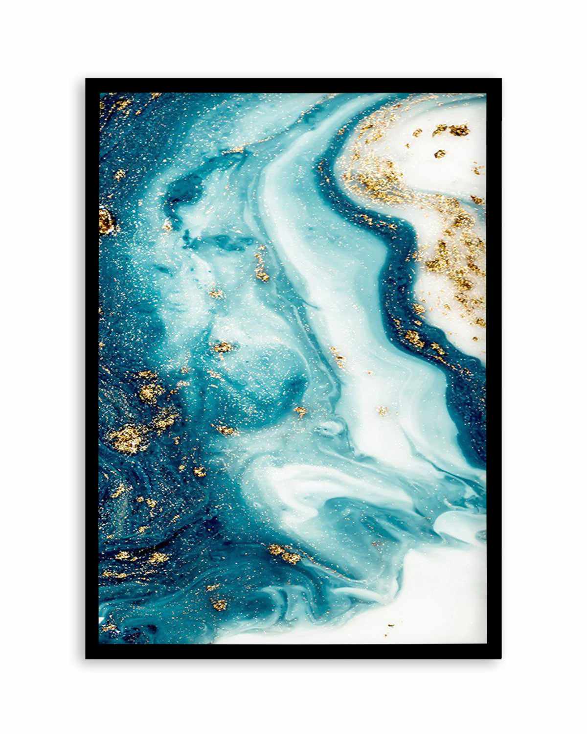 Ocean Marble I Art Print