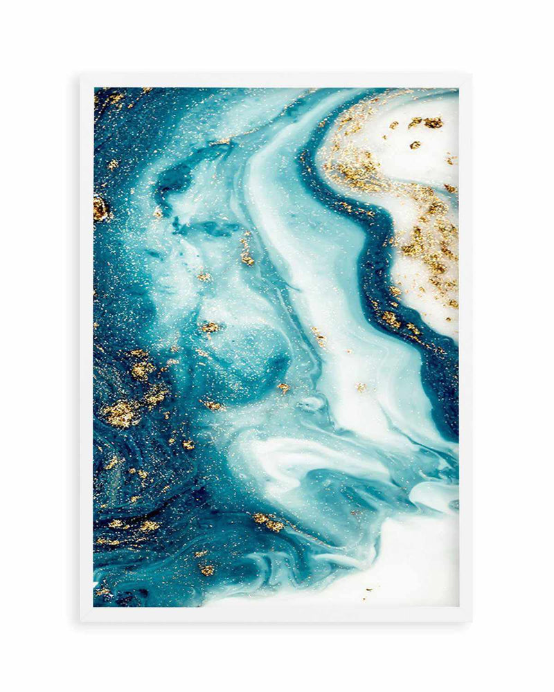 Ocean Marble I Art Print