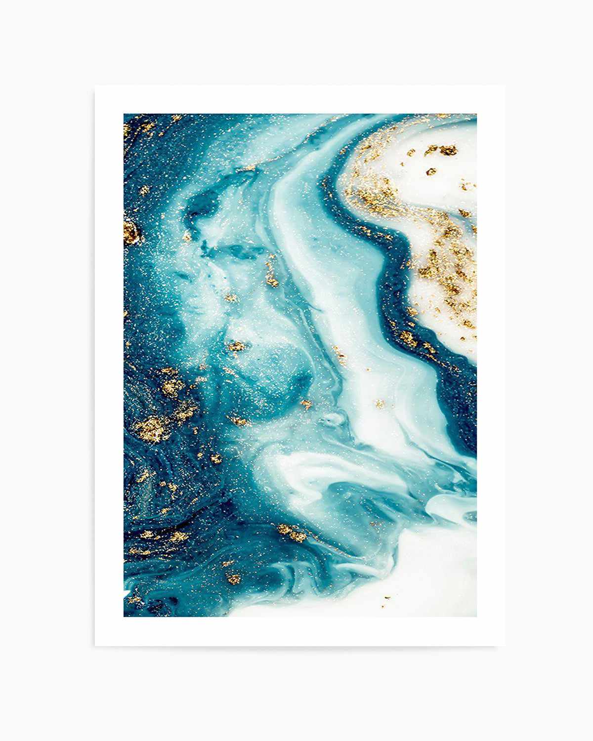 Ocean Marble I Art Print