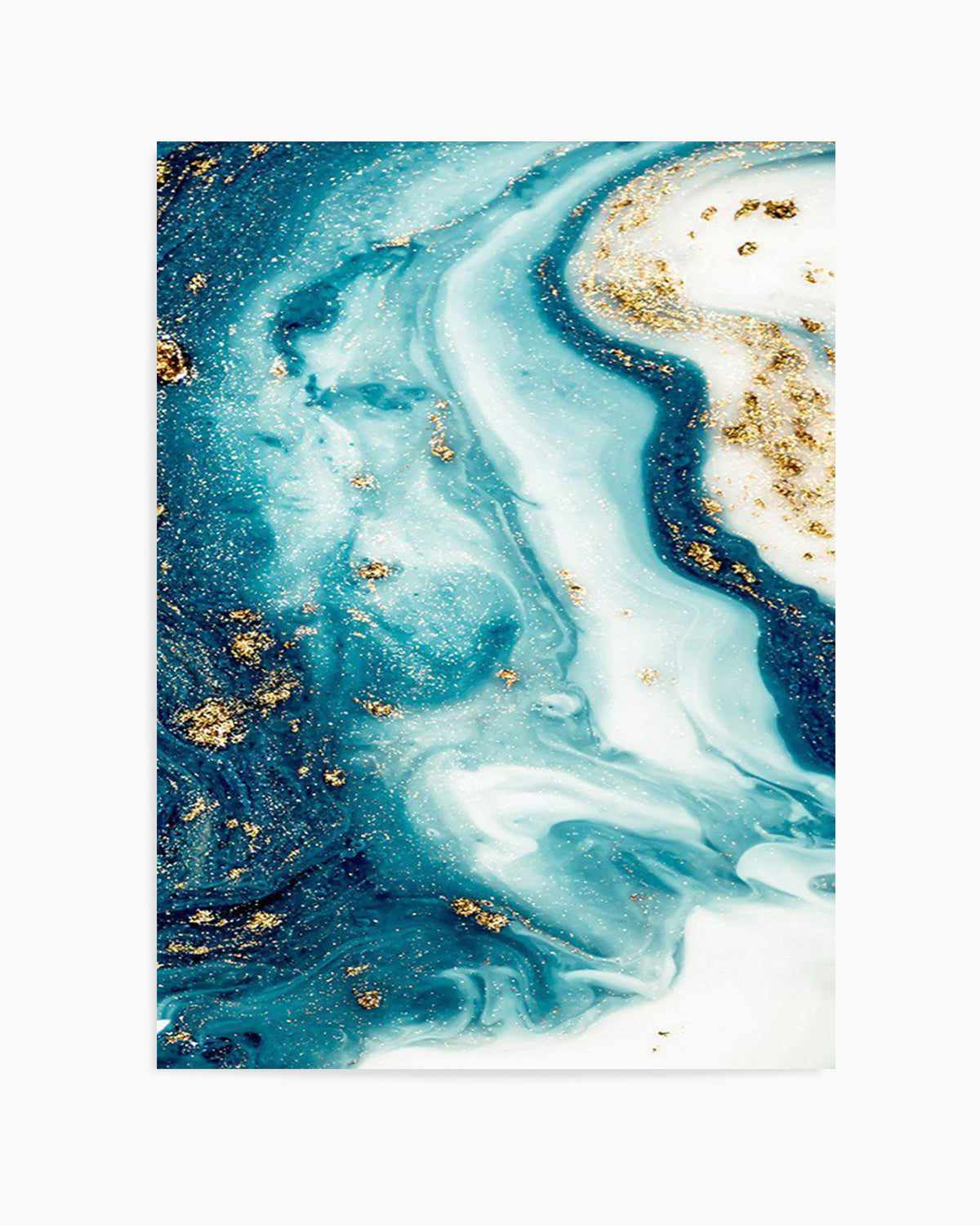 Ocean Marble I Art Print