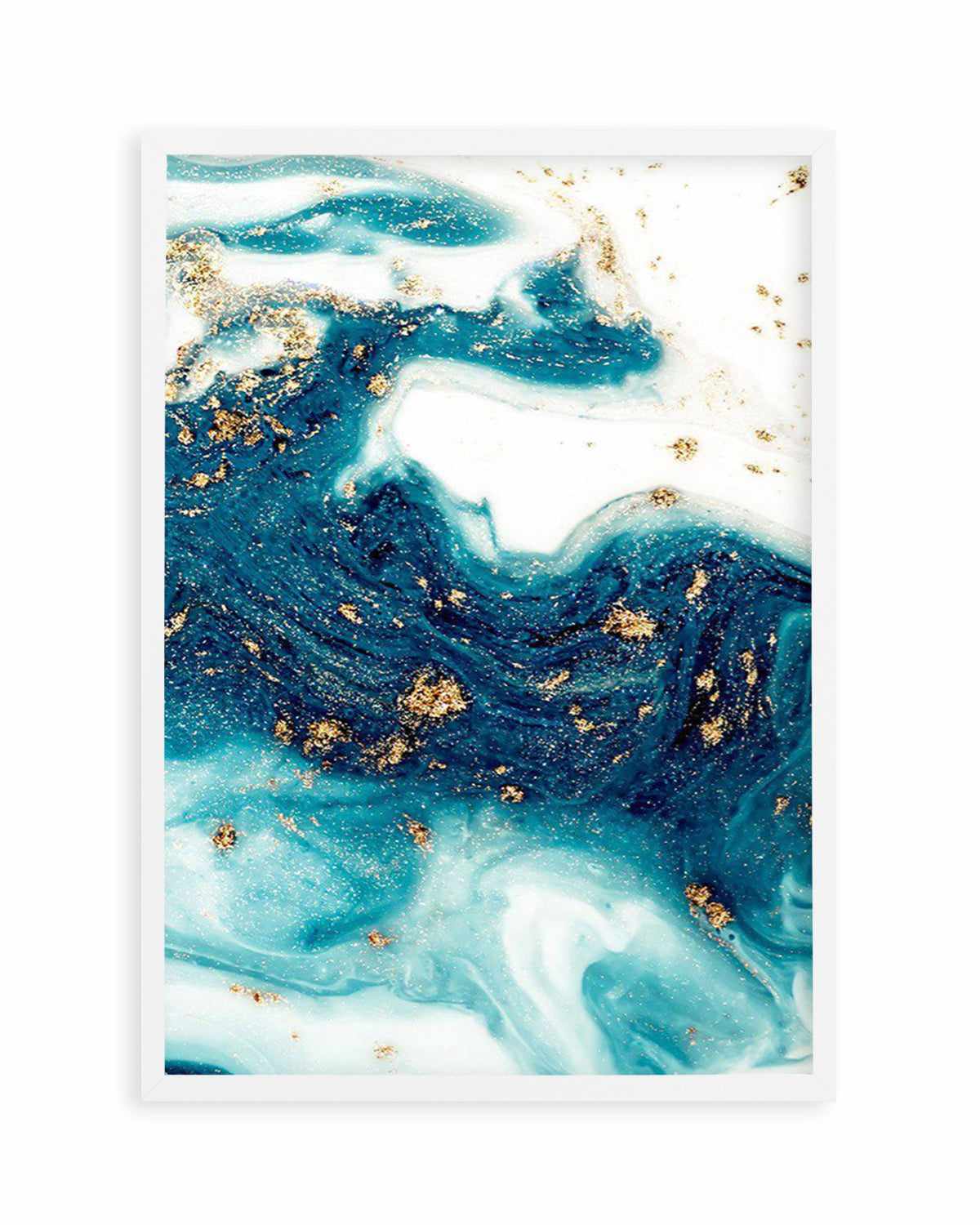 Ocean Marble II Art Print