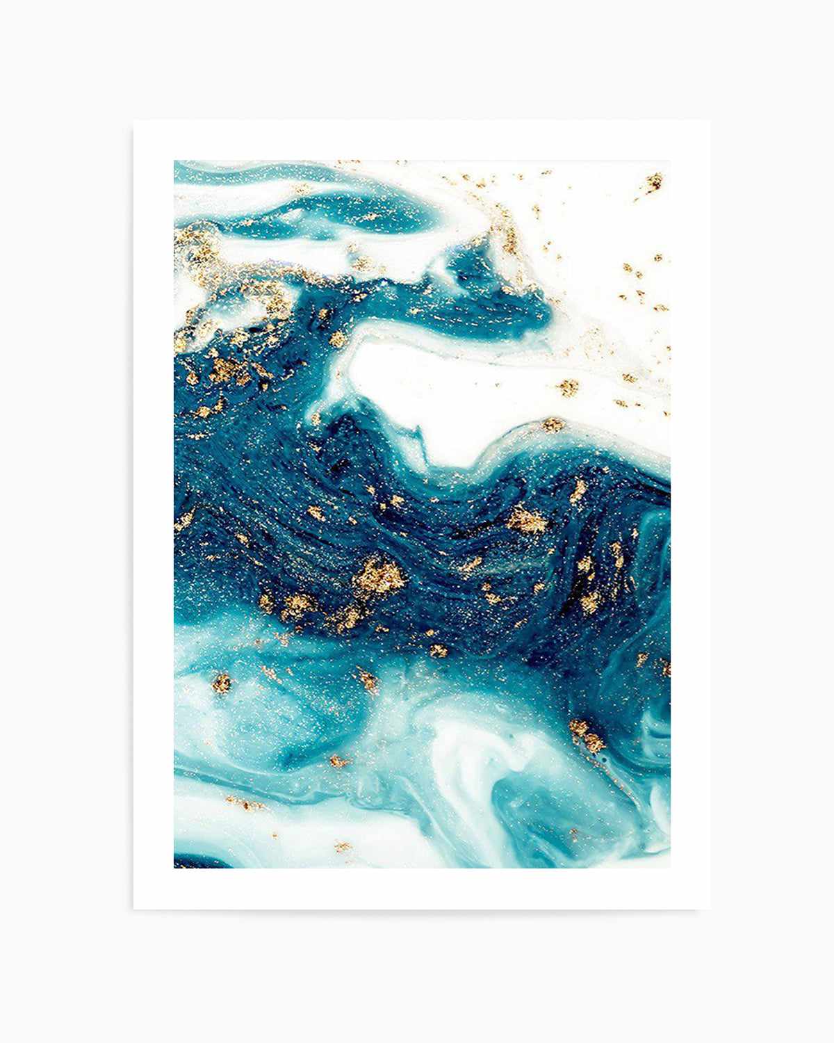 Ocean Marble II Art Print