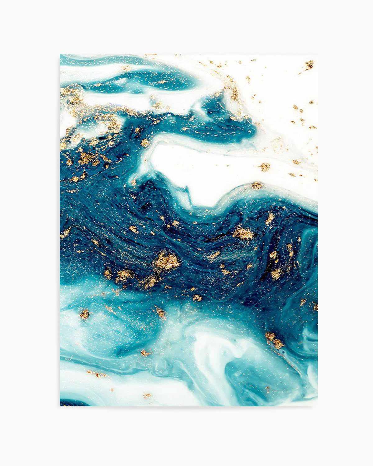 Ocean Marble II Art Print