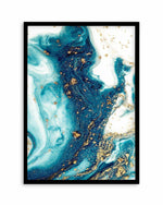 Ocean Marble III Art Print