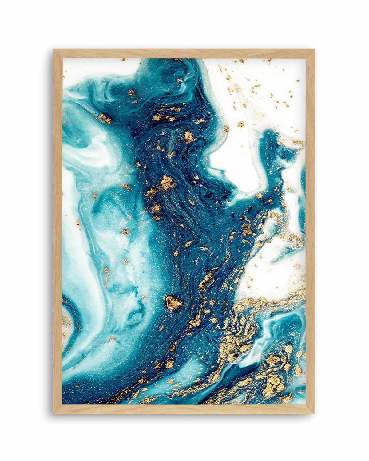 Ocean Marble III Art Print