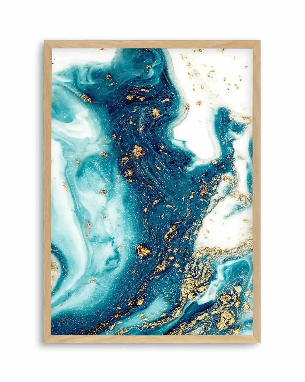Ocean Marble III Art Print from Olive et Oriel where you can shop wallpaper and artworks online
