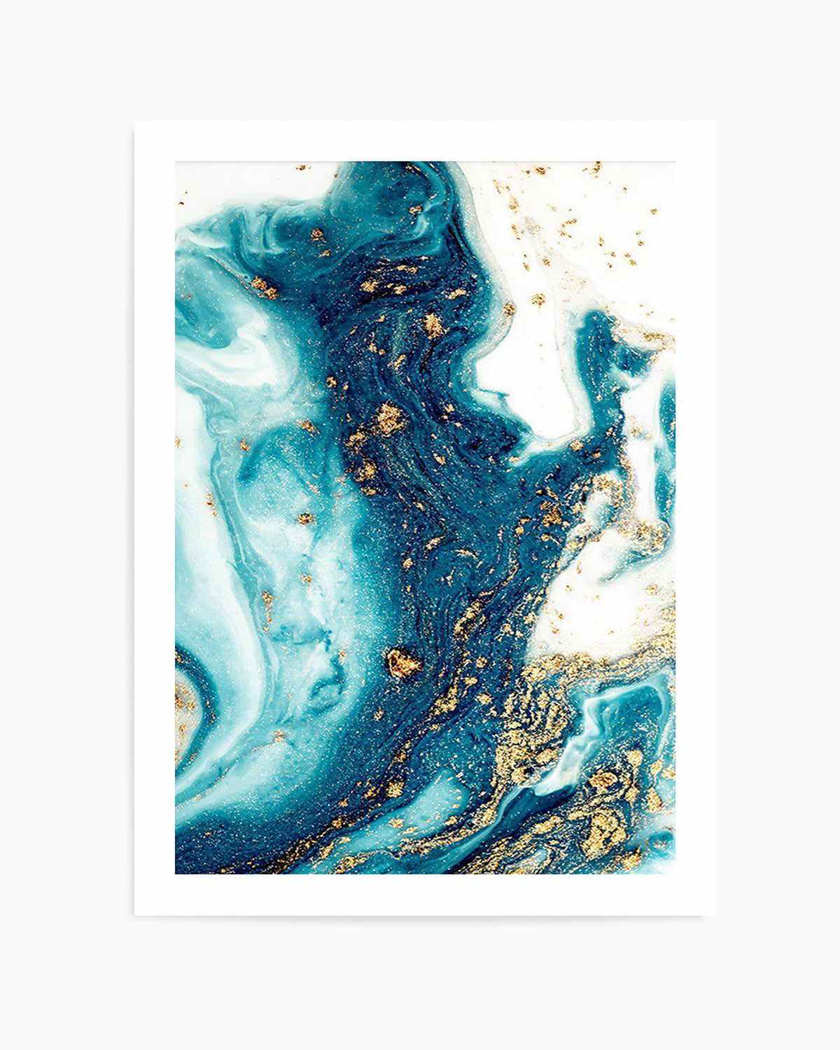 Ocean Marble III Art Print