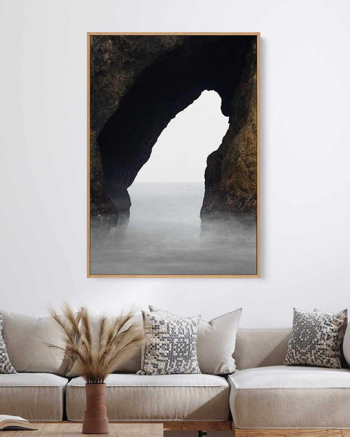 Ocean Rock by Design Fabrikken | Framed Canvas Art Print