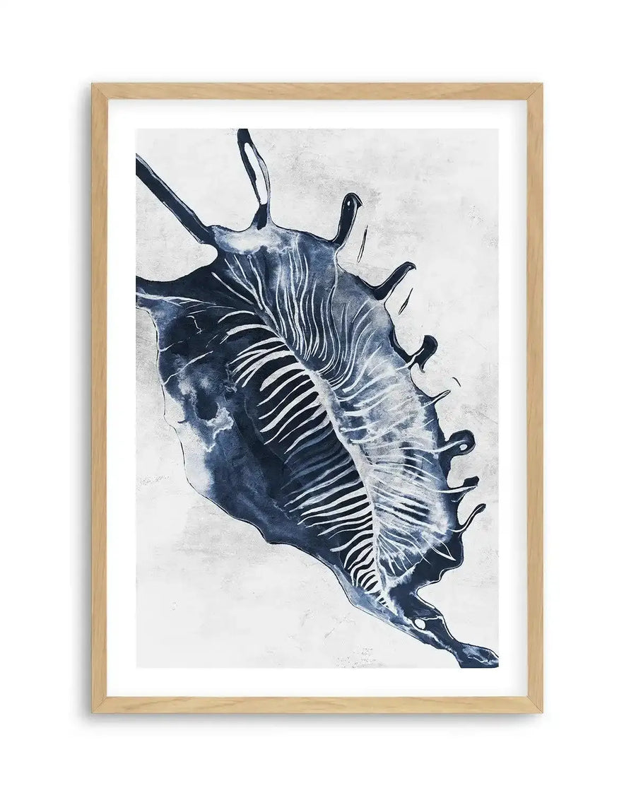 Ocean Seashell III Art Print-PRINT-Olive et Oriel-Olive et Oriel-A5 | 5.8" x 8.3" | 14.8 x 21cm-Oak-With White Border-Buy-Australian-Art-Prints-Online-with-Olive-et-Oriel-Your-Artwork-Specialists-Austrailia-Decorate-With-Coastal-Photo-Wall-Art-Prints-From-Our-Beach-House-Artwork-Collection-Fine-Poster-and-Framed-Artwork