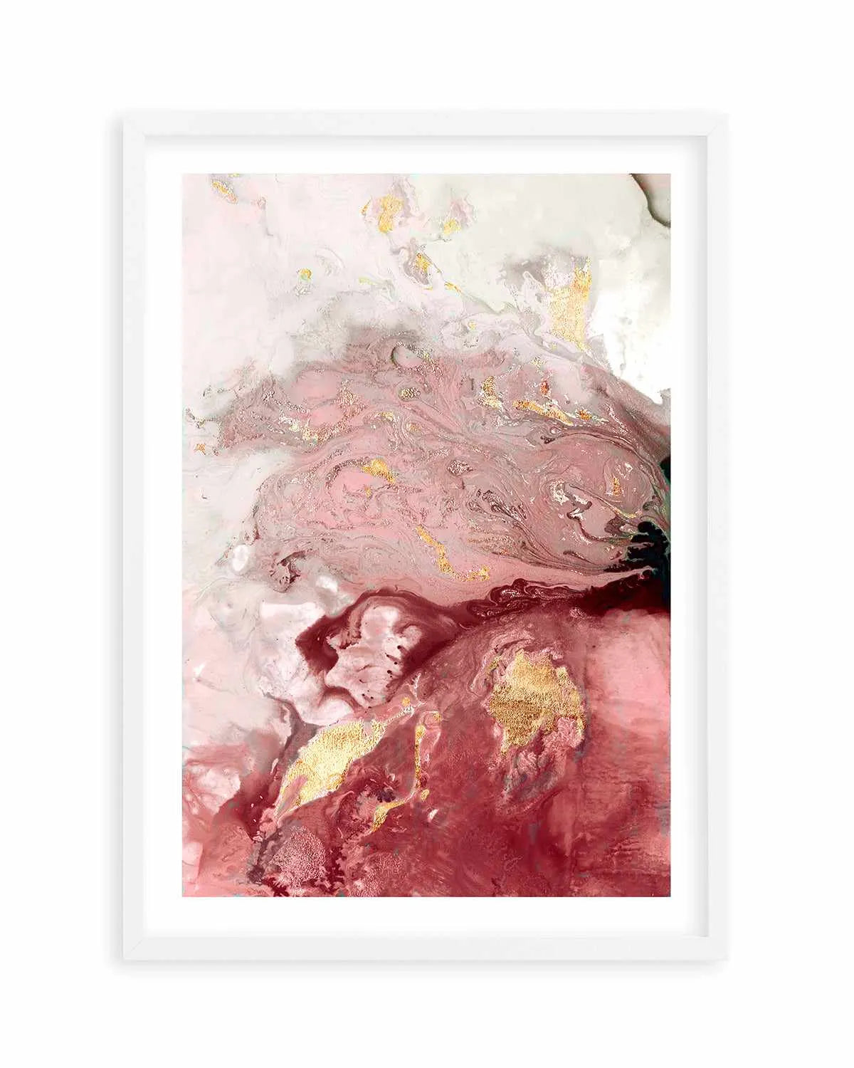 Ocean Splash Crimson I Art Print from Olive et Oriel where you can shop wallpaper and artworks online