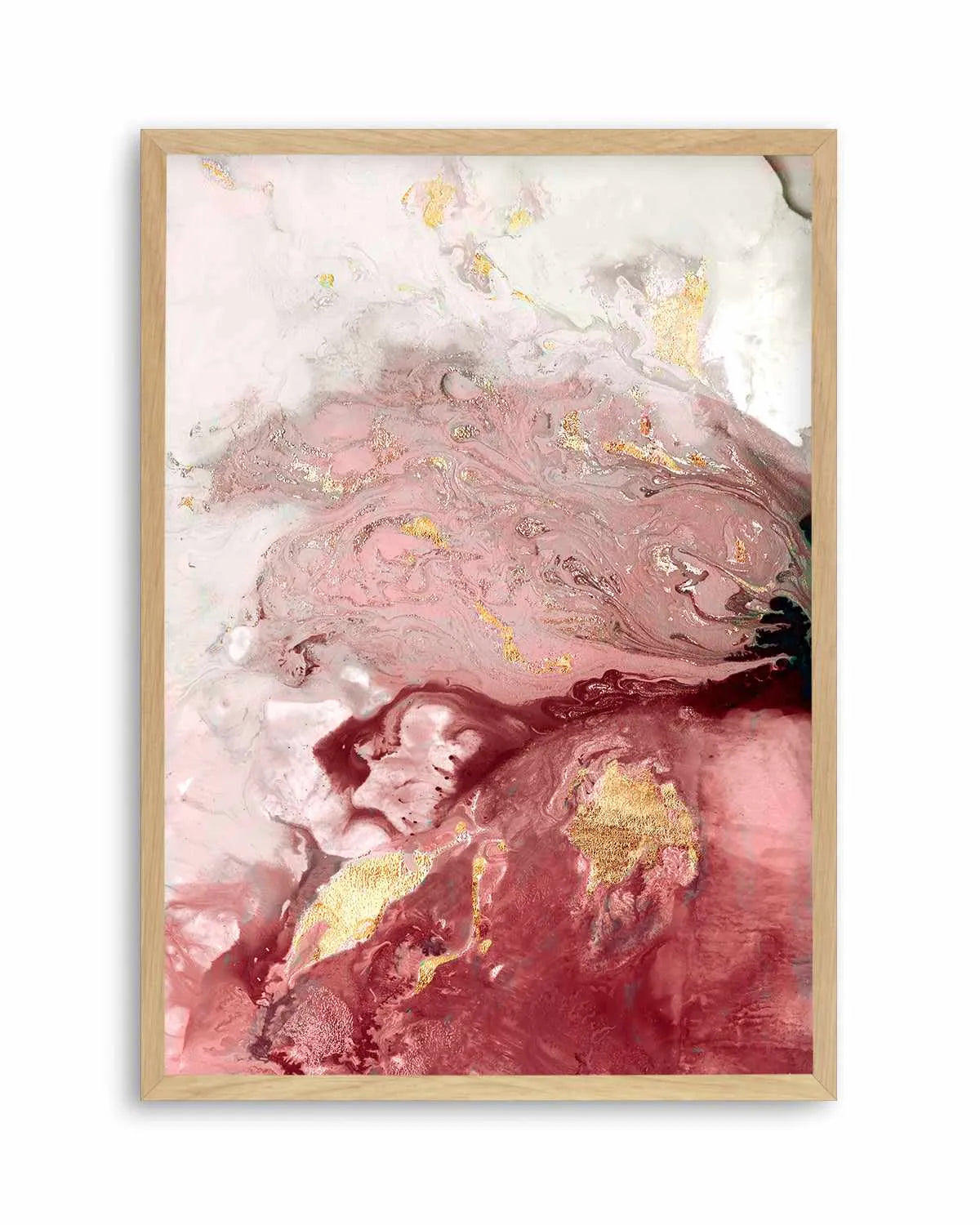 Ocean Splash Crimson I Art Print from Olive et Oriel where you can shop wallpaper and artworks online