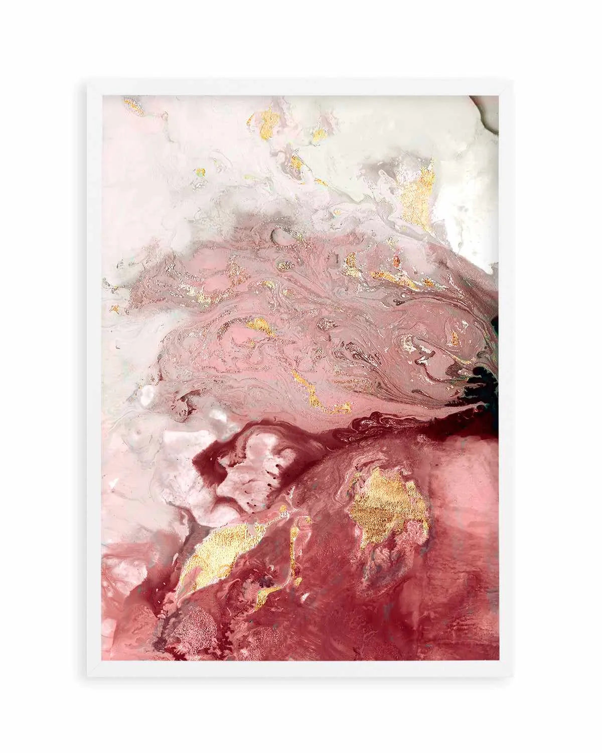 Ocean Splash Crimson I Art Print from Olive et Oriel where you can shop wallpaper and artworks online