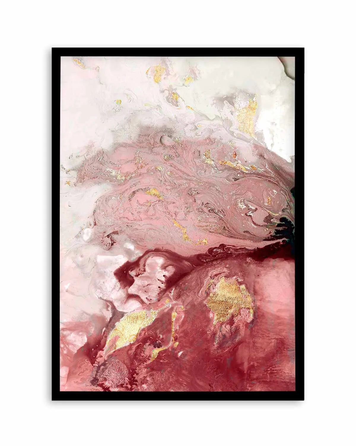 Ocean Splash Crimson I Art Print from Olive et Oriel where you can shop wallpaper and artworks online