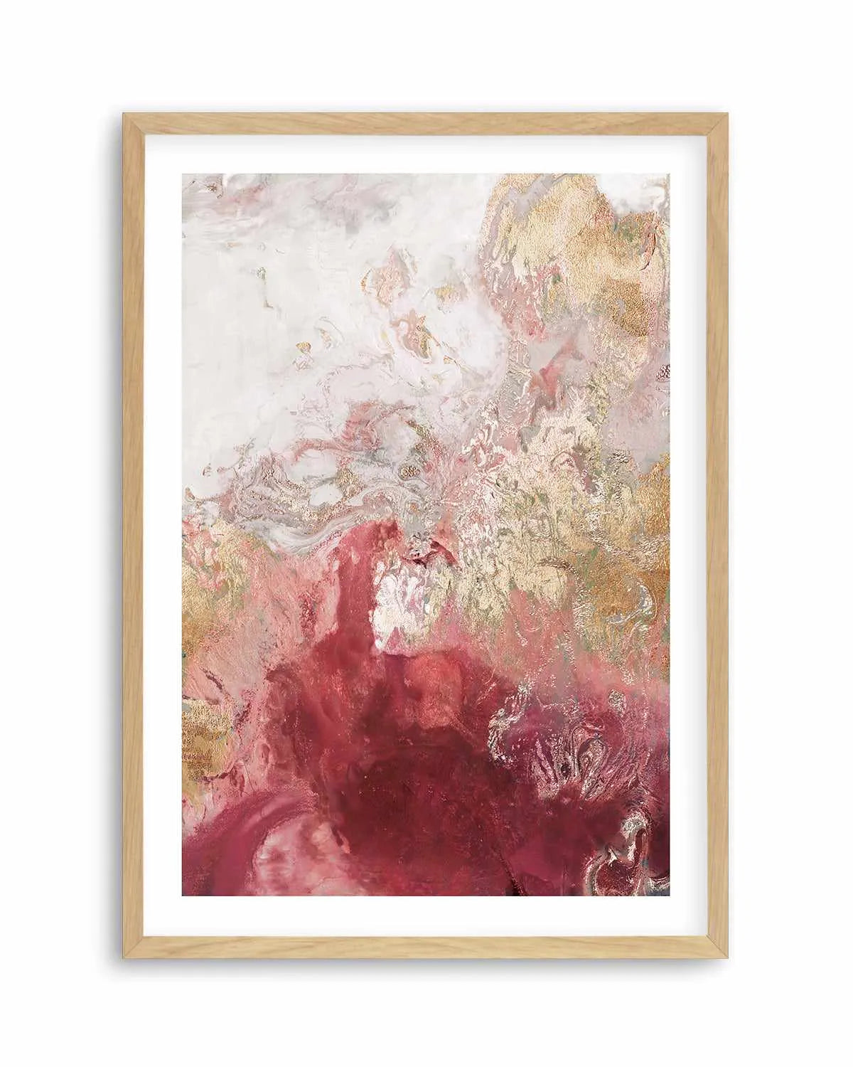 Ocean Splash Crimson II Art Print from Olive et Oriel where you can shop wallpaper and artworks online