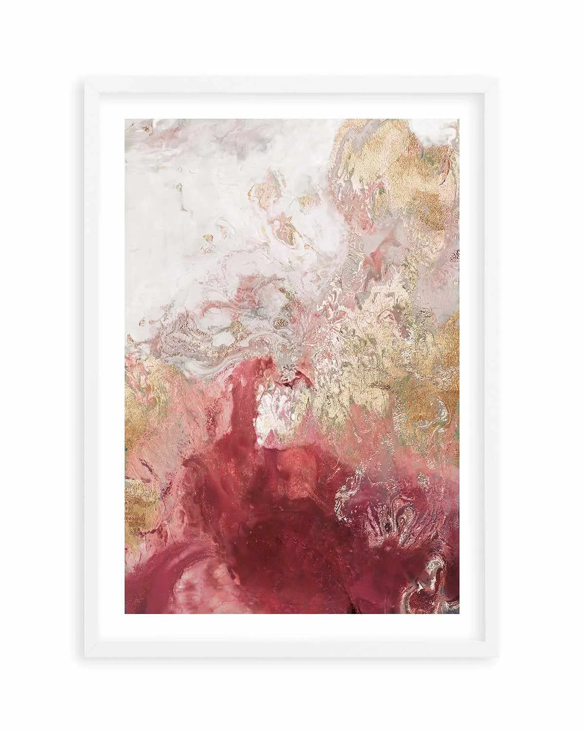 Ocean Splash Crimson II Art Print from Olive et Oriel where you can shop wallpaper and artworks online