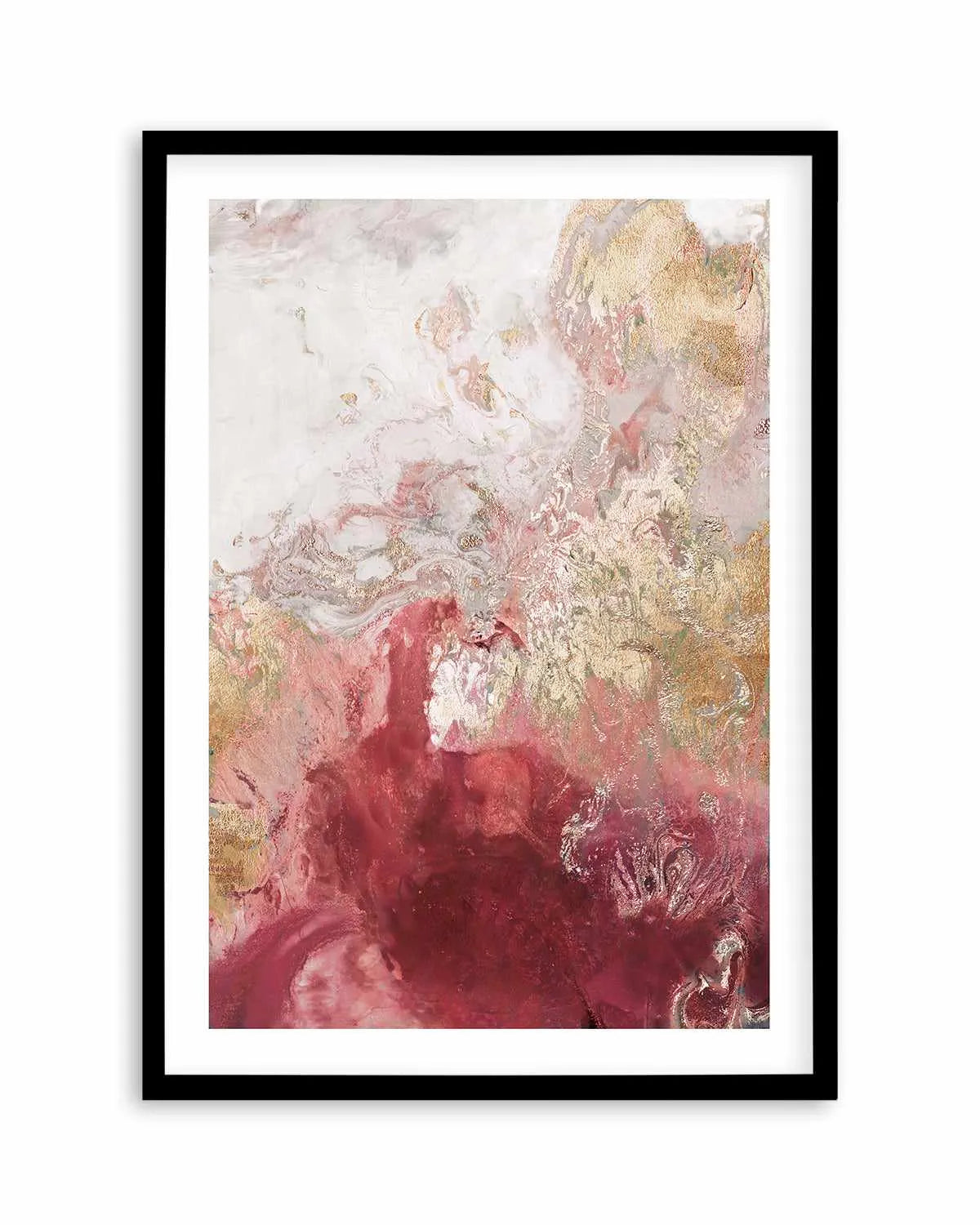 Ocean Splash Crimson II Art Print from Olive et Oriel where you can shop wallpaper and artworks online