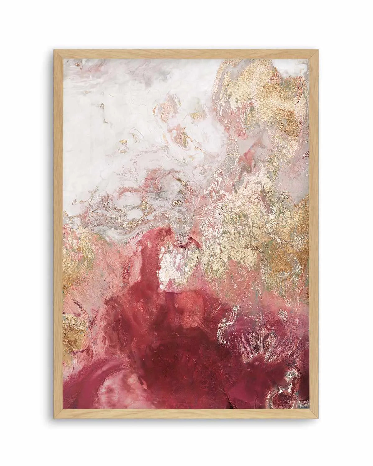 Ocean Splash Crimson II Art Print from Olive et Oriel where you can shop wallpaper and artworks online