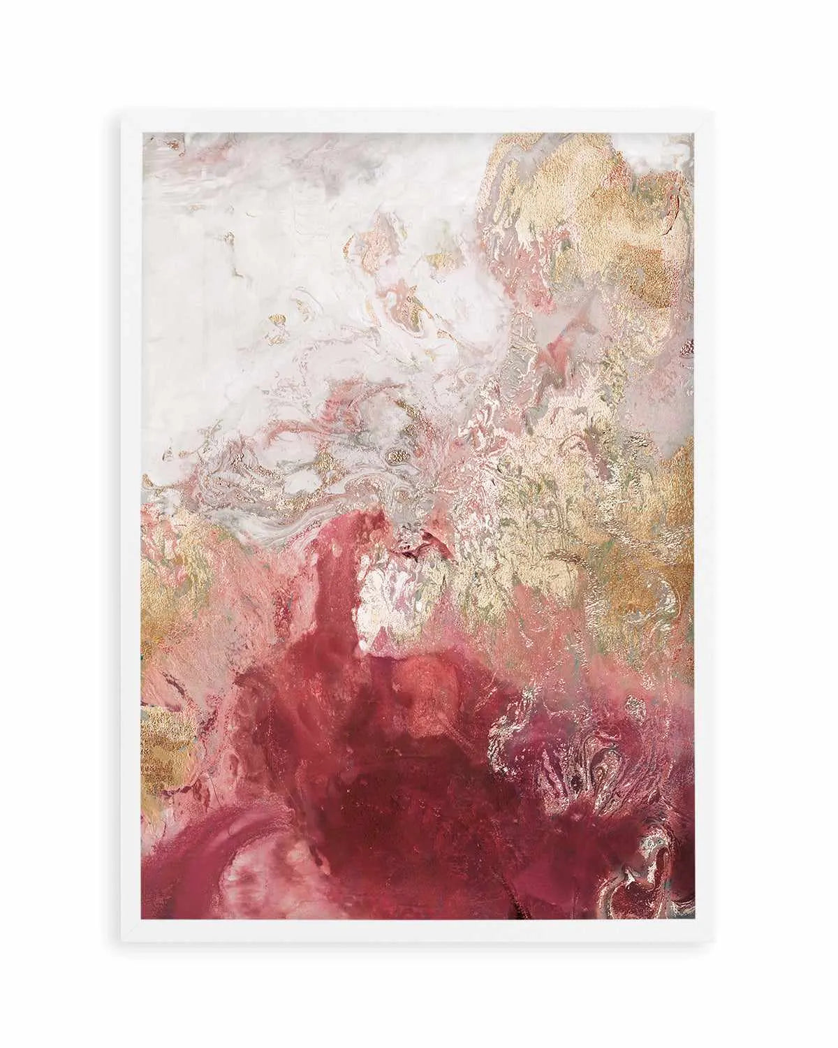 Ocean Splash Crimson II Art Print from Olive et Oriel where you can shop wallpaper and artworks online
