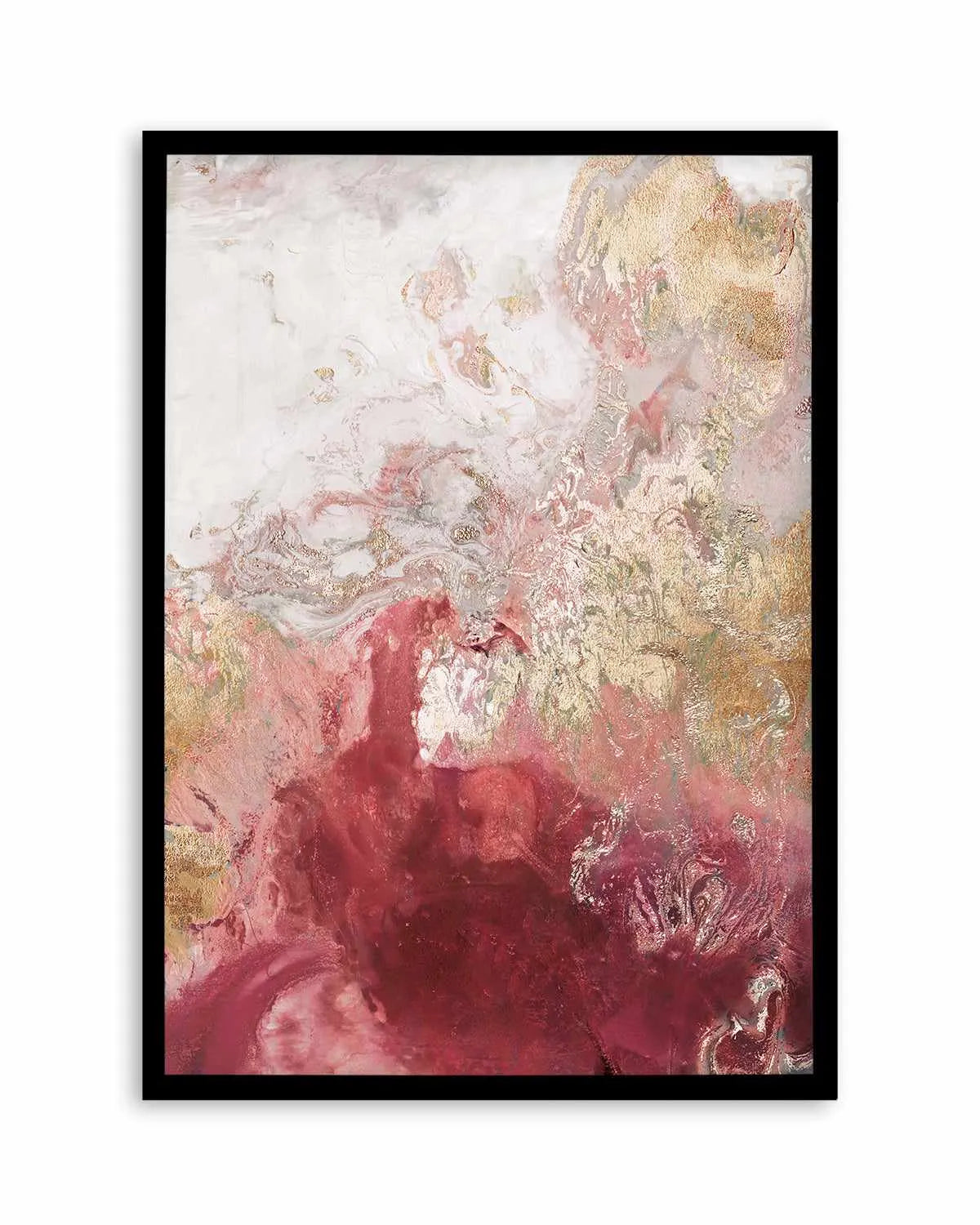 Ocean Splash Crimson II Art Print from Olive et Oriel where you can shop wallpaper and artworks online