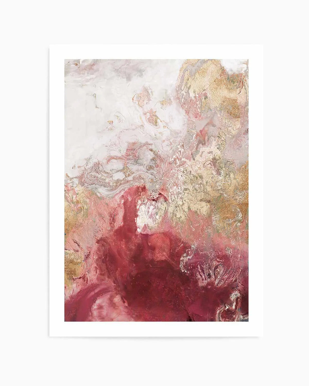 Ocean Splash Crimson II Art Print from Olive et Oriel where you can shop wallpaper and artworks online