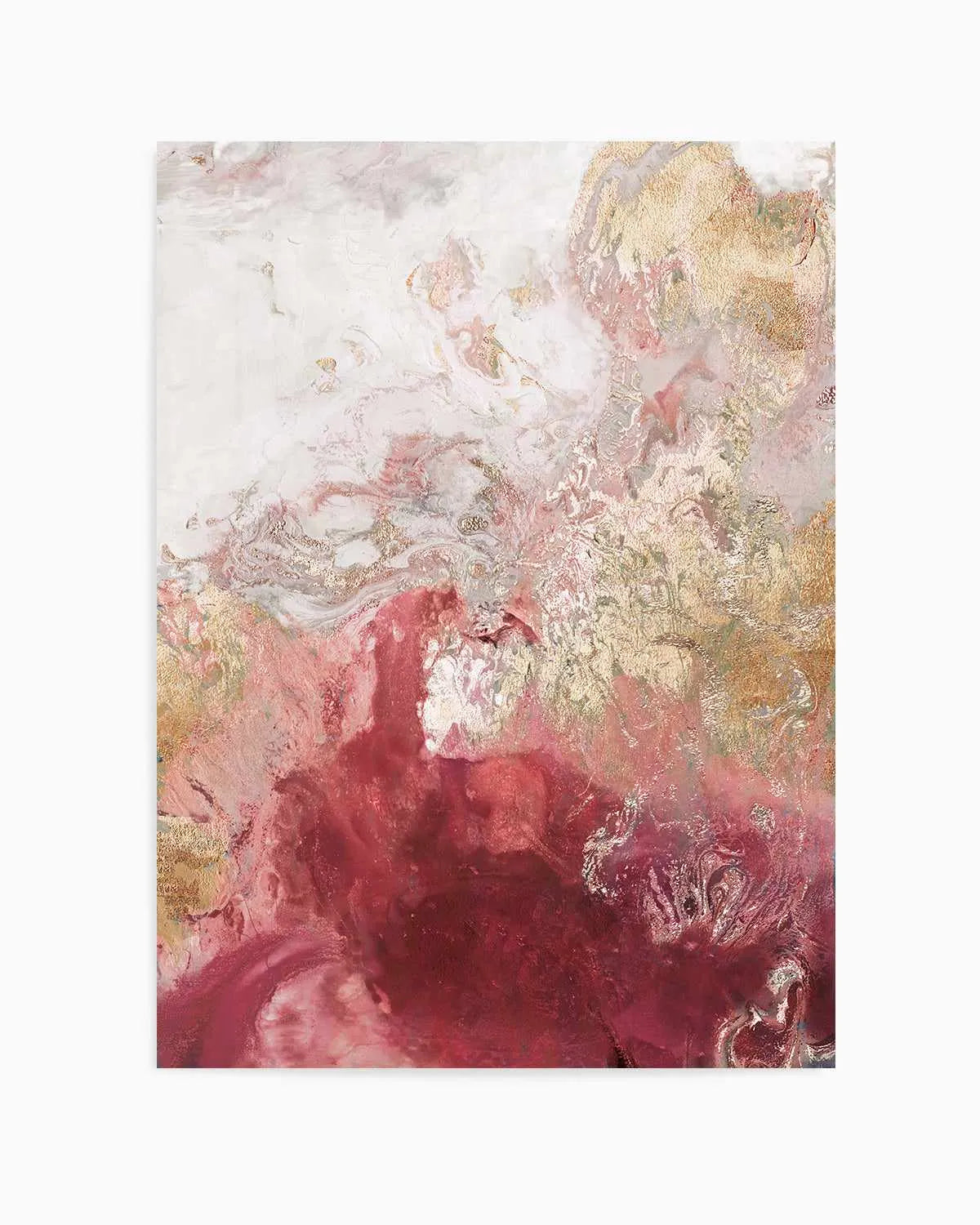 Ocean Splash Crimson II Art Print from Olive et Oriel where you can shop wallpaper and artworks online
