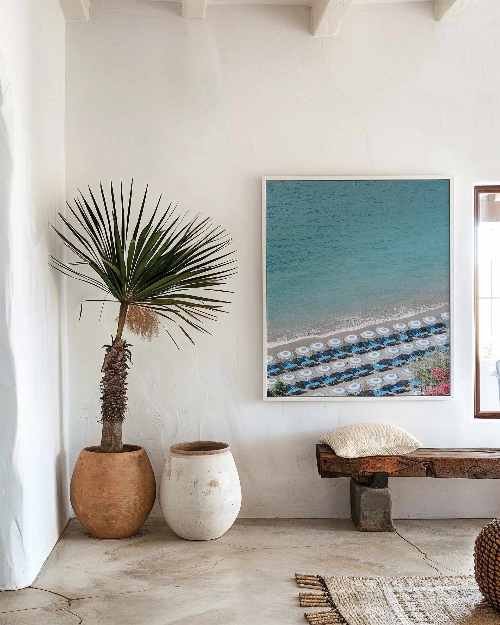 Ocean Split by Renee Rae | Framed Canvas Art Print from Olive et Oriel where you can shop wallpaper and artworks online