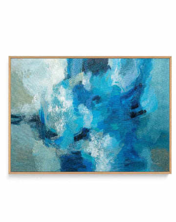 Ocean Storm | Framed Canvas Art Print from Olive et Oriel where you can shop wallpaper and artworks online