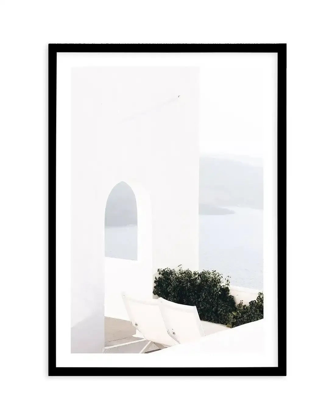 Ocean View II | Santorini Art Print-Shop Greece Wall Art Prints Online with Olive et Oriel - Our collection of Greek Islands art prints offer unique wall art including blue domes of Santorini in Oia, mediterranean sea prints and incredible posters from Milos and other Greece landscape photography - this collection will add mediterranean blue to your home, perfect for updating the walls in coastal, beach house style. There is Greece art on canvas and extra large wall art with fast, free shipping 