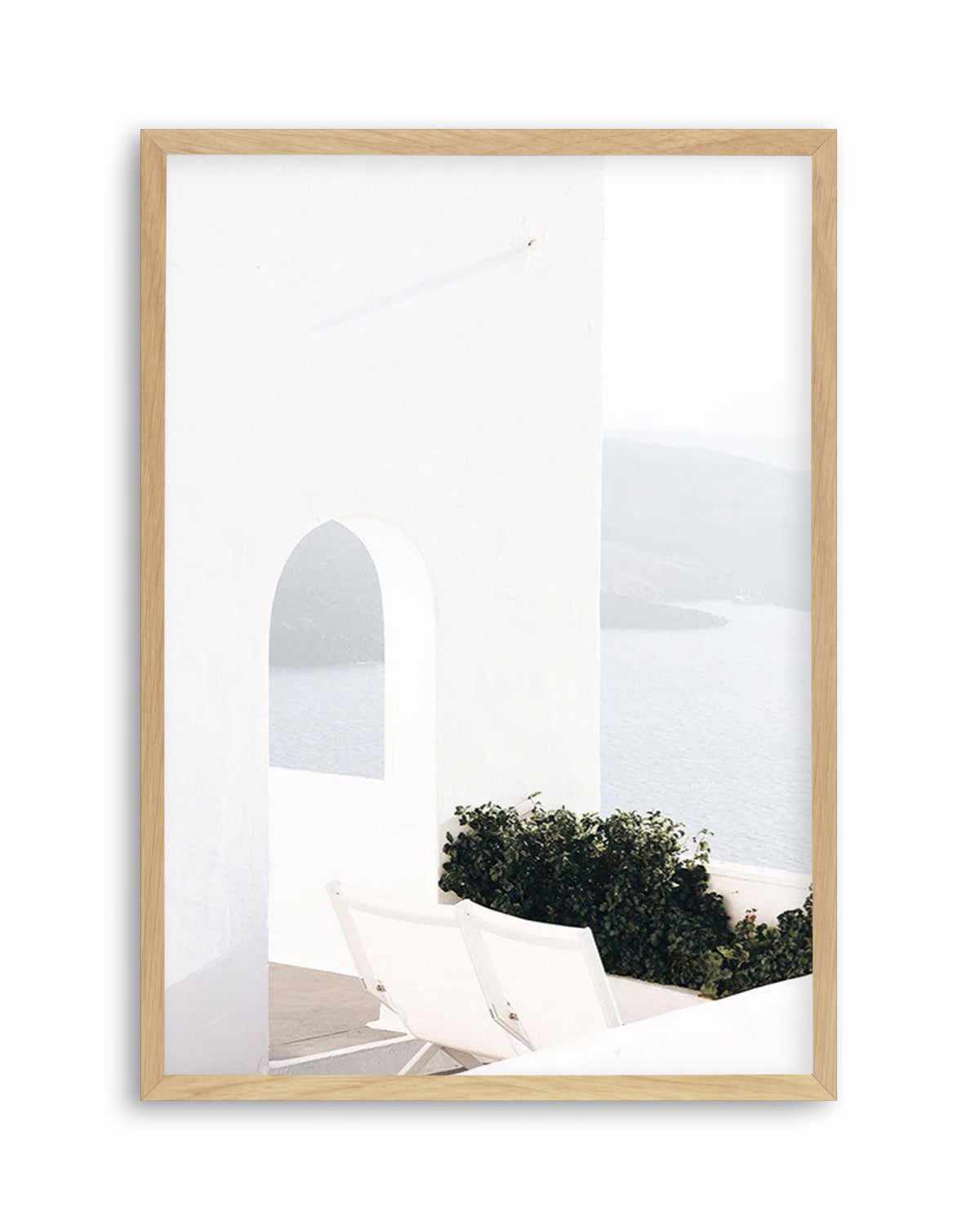 Ocean View II | Santorini Art Print