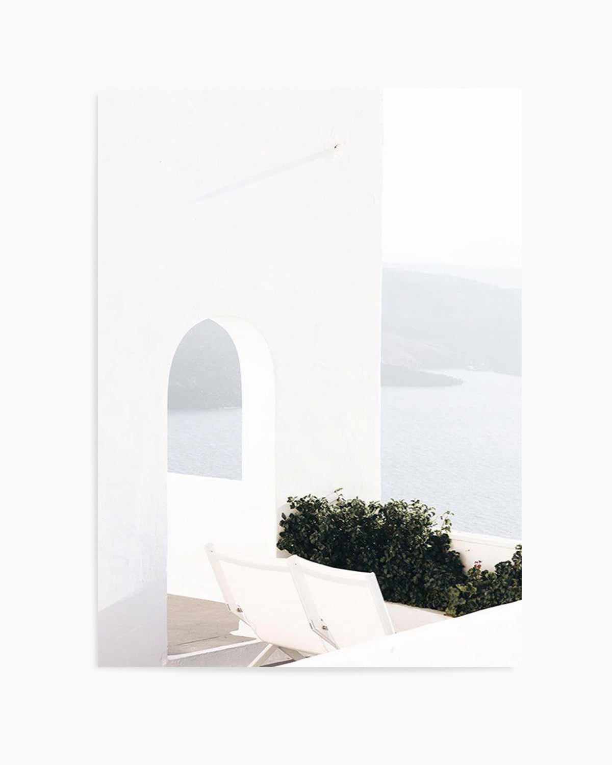 Ocean View II | Santorini Art Print