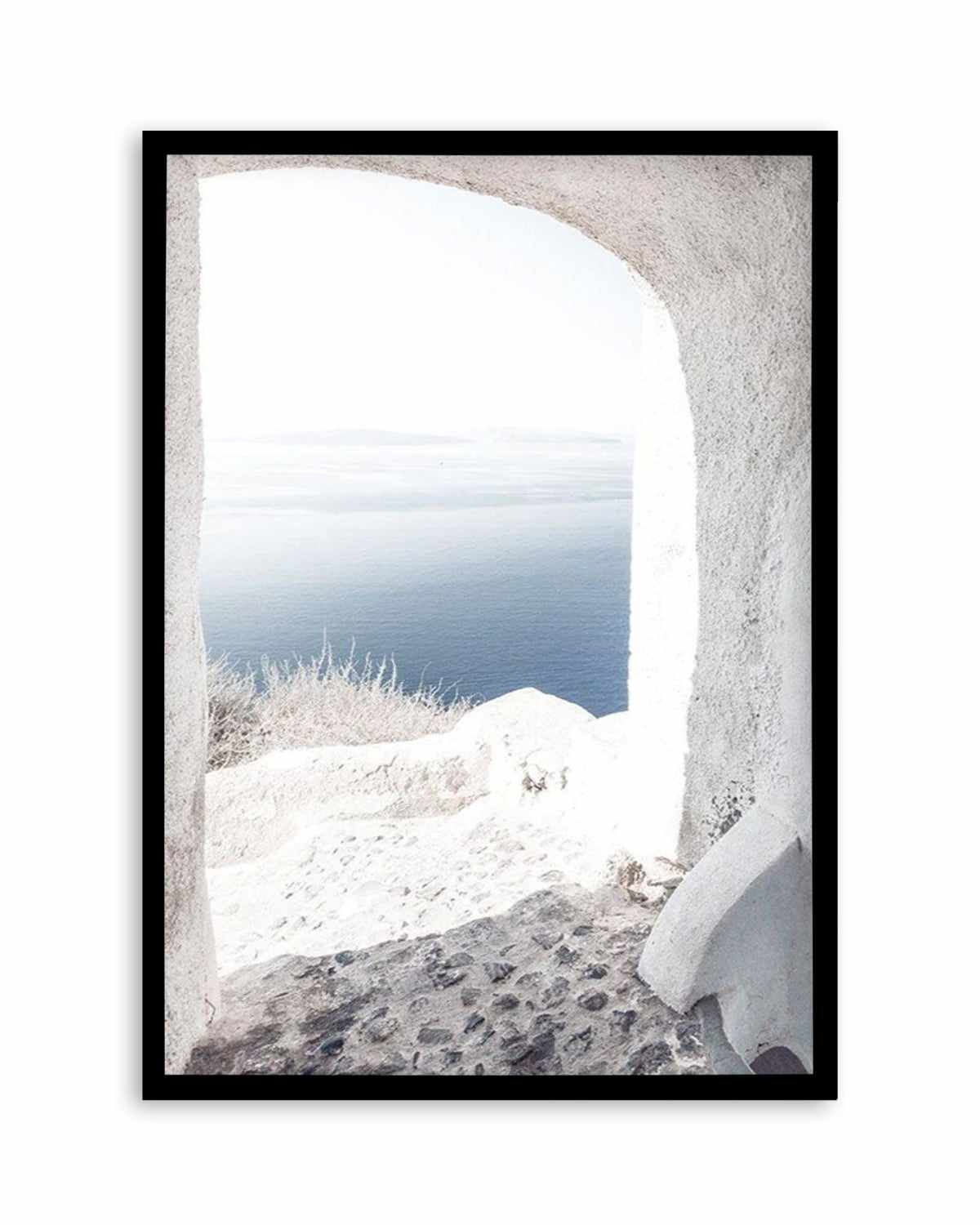 Ocean View | Santorini Art Print