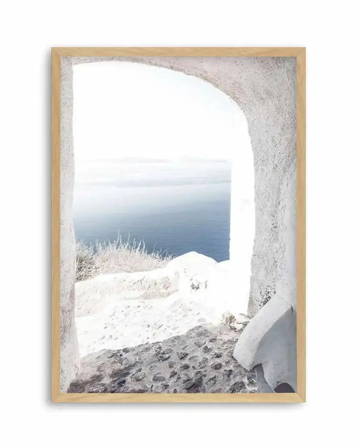 Ocean View | Santorini Art Print from Olive et Oriel where you can shop wallpaper and artworks online
