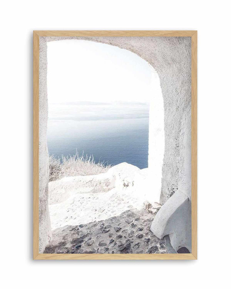 Ocean View | Santorini Art Print